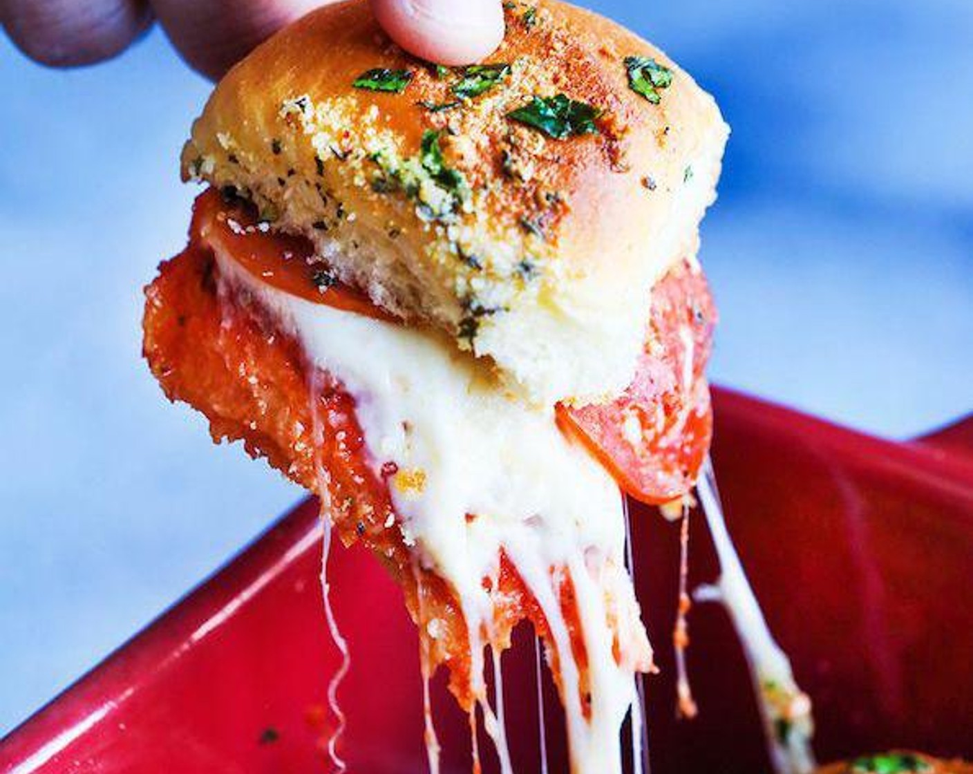 Pepperoni Pizza Sliders