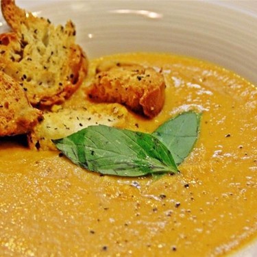 Tomato Soup with Croutons Recipe | SideChef