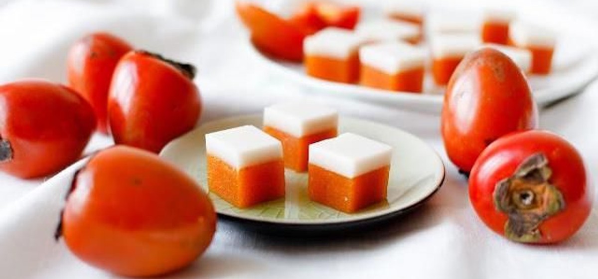 Persimmon and Cream Gummy Lollies Recipe SideChef