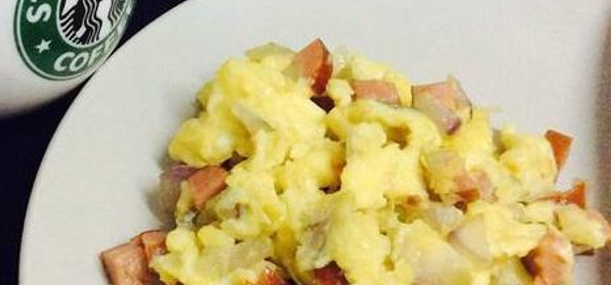 Scrambled Eggs with Onion and Sausage Recipe | SideChef