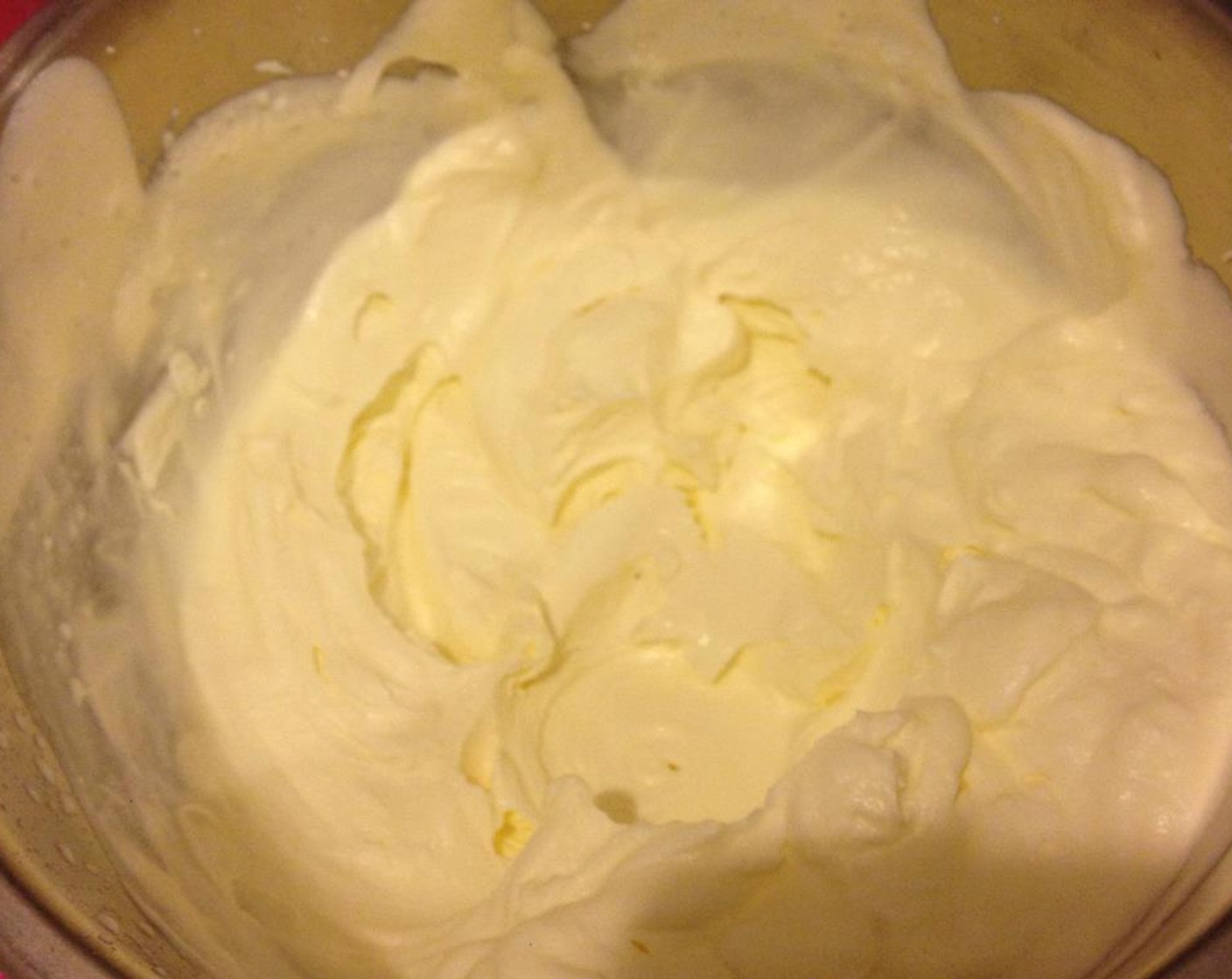 step 13 Beat the Heavy Cream (2/3 cup) with Powdered Confectioners Sugar (1 Tbsp) until firm.