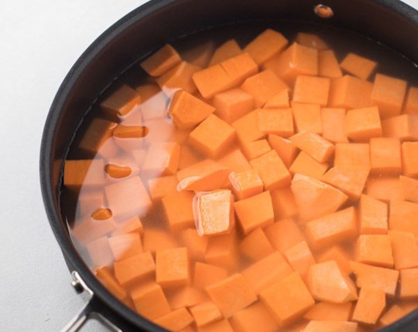 step 2 Add potatoes to a large pot, covering completely with water. Add Salt (1 tsp) to pot.