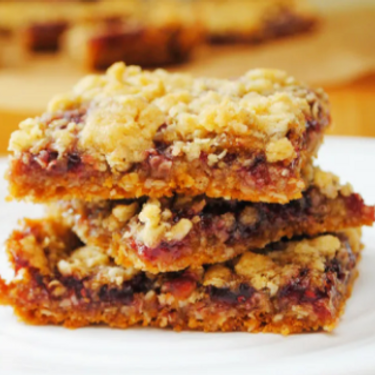 Raspberry Oat Bars Recipe | SideChef