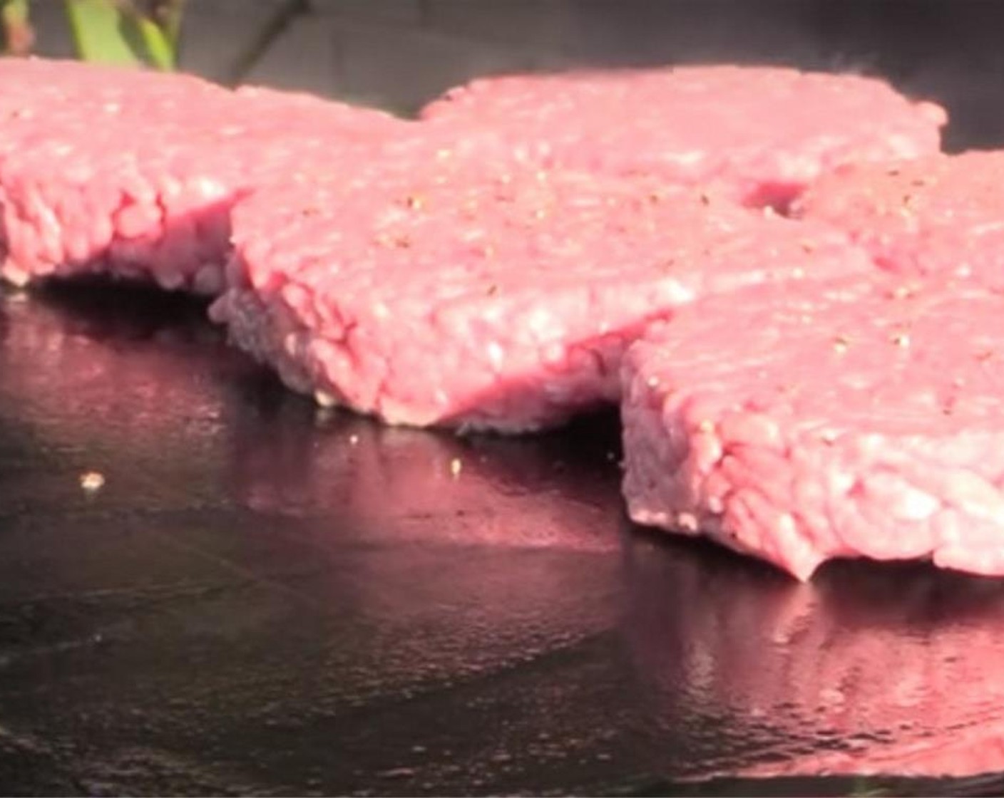 step 2 Form ground meat into burger patties. I made my patties around 1/2 inch thick. Place the patties on a tray and into the refrigerator to firm up until ready to cook.