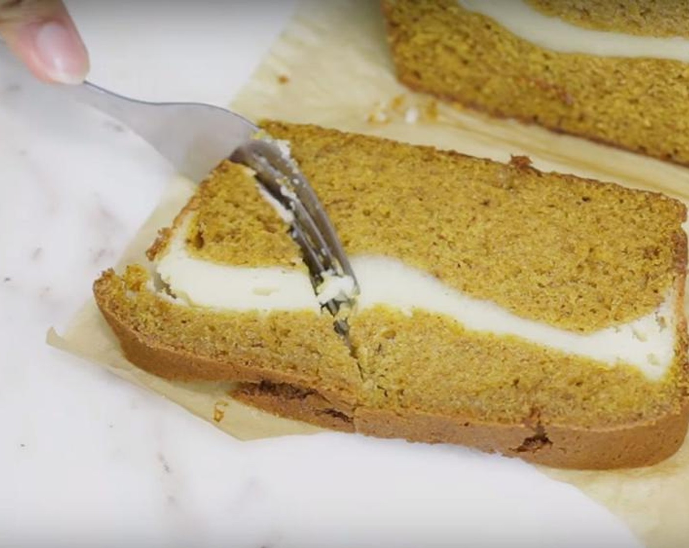 Pumpkin Cream Cheese Bread