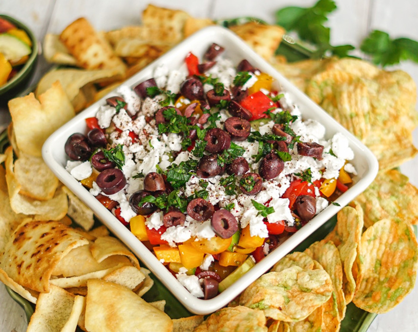 Vegan Greek Salad Dip