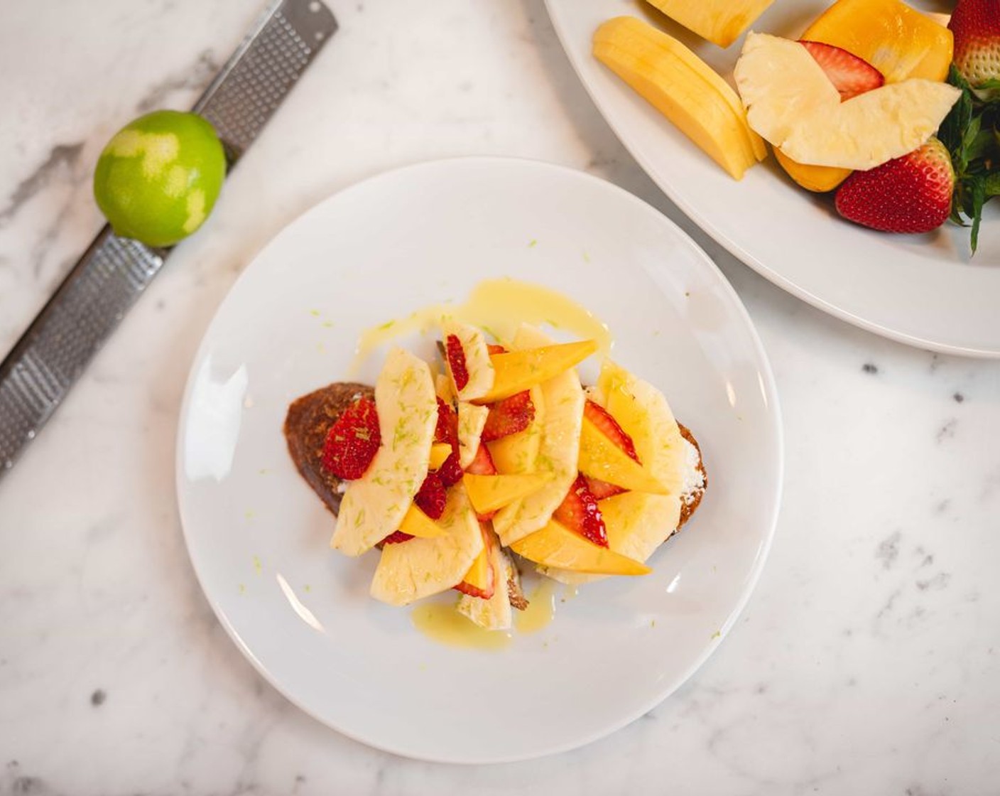 Fruit and Ricotta Bruschetta