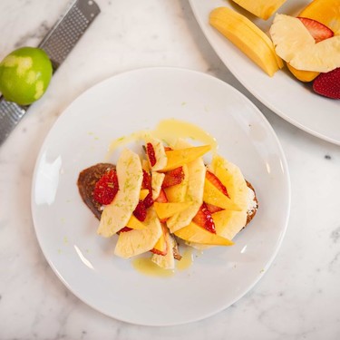 Fruit and Ricotta Bruschetta Recipe | SideChef