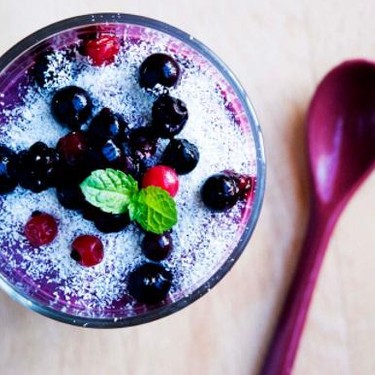 Coconut Berry Chia Pudding Recipe | SideChef