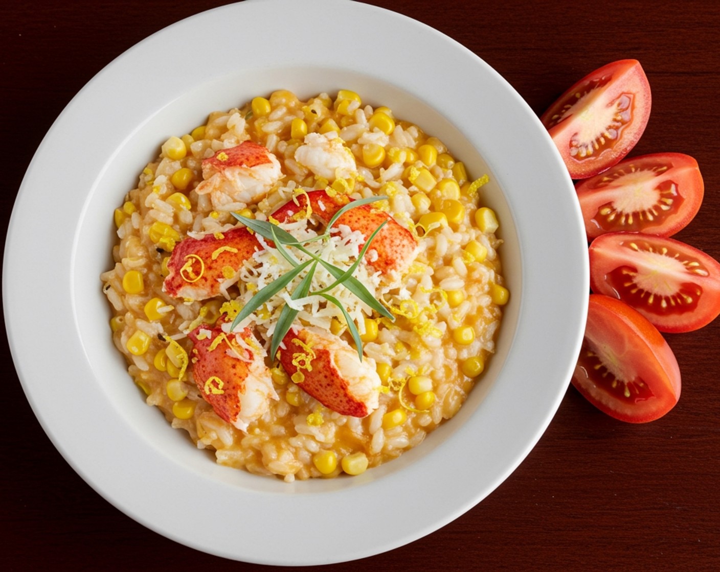 step 9 Serve immediately, with the reserved lobster pieces on top of each serving. Enjoy!