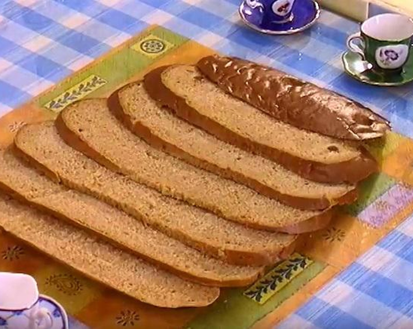 step 1 Slice your Bread (7 oz) into thin slices.