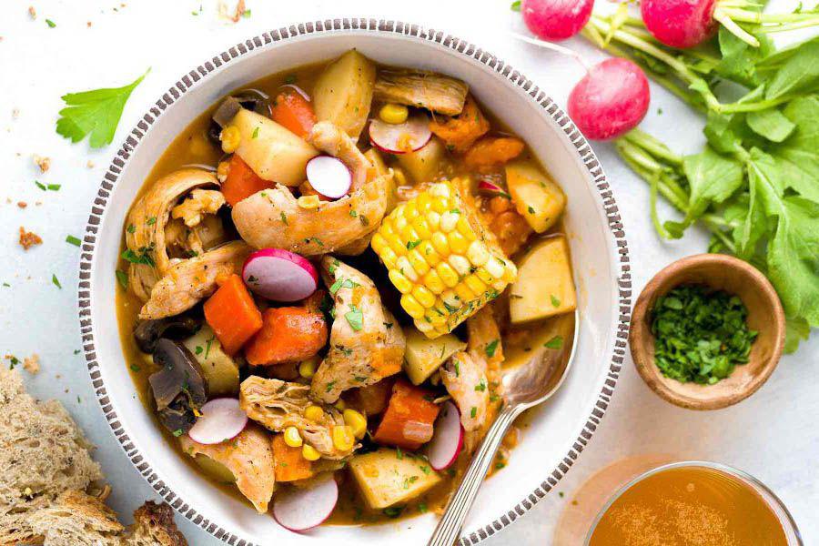 Beer-Braised Chicken Stew With Vegetables Recipe | SideChef