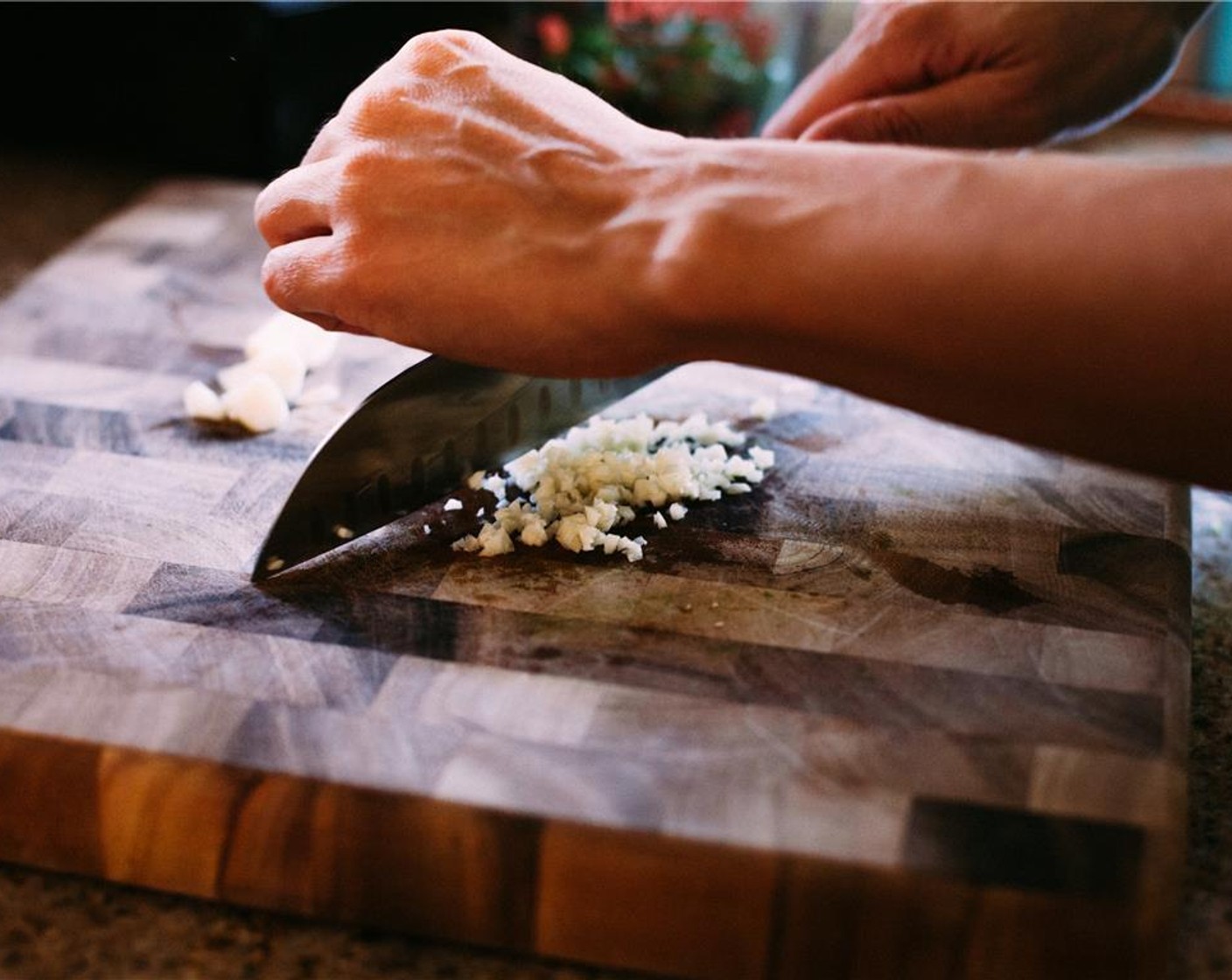 step 3 Mince the Garlic (3 cloves).