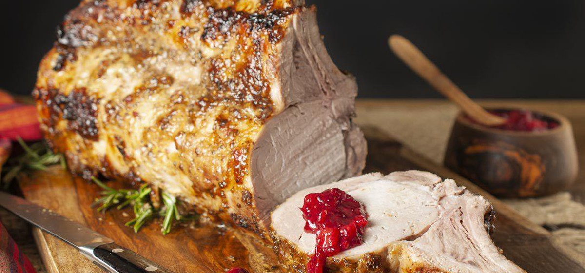 Cranberry Pork Rib Roast Recipe | SideChef