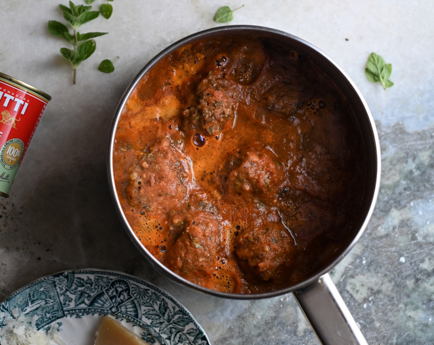 step 9 Add the wagyu polpette to the sauce to warm through and serve topped with Grated Parmesan Cheese (to taste) and Fresh Basil (to taste) or oregano.