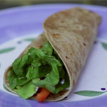 Hummus & Goat Cheese Wrap Recipe | SideChef