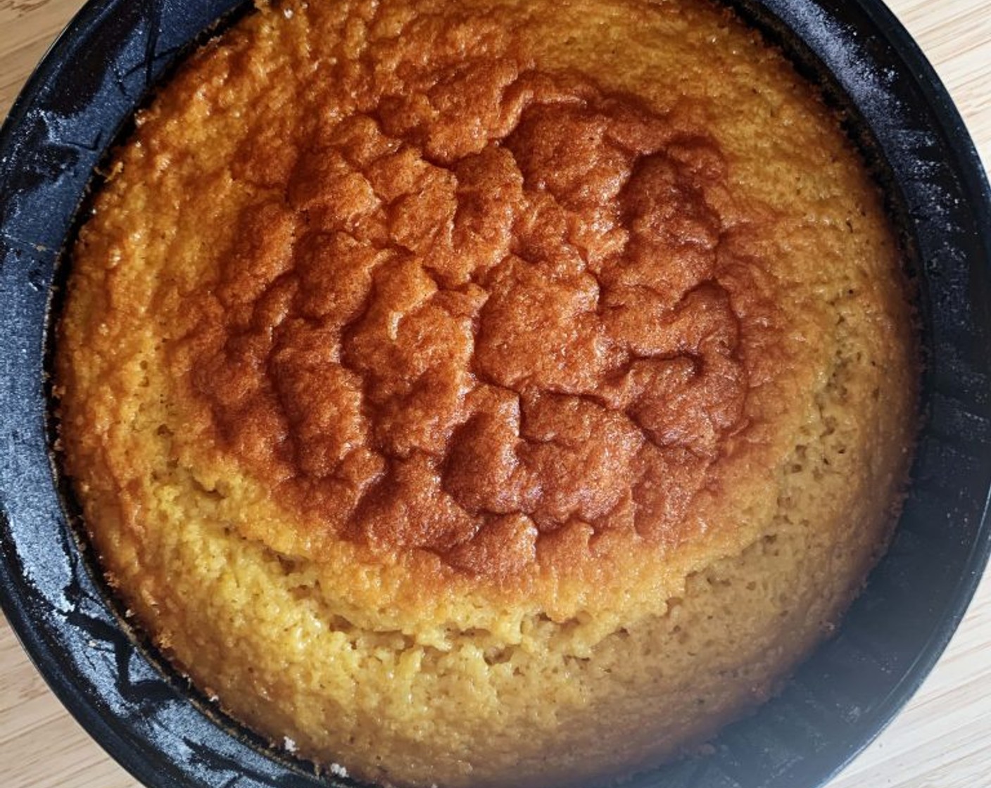 step 6 Bake the cake in the preheated oven at 350 degrees F (180 degrees C) for about 40-50 minutes.