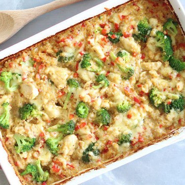 Mustard Chicken Quinoa Red Pepper Casserole Recipe | SideChef