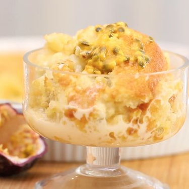 Passionfruit Self-Saucing Cake Recipe | SideChef