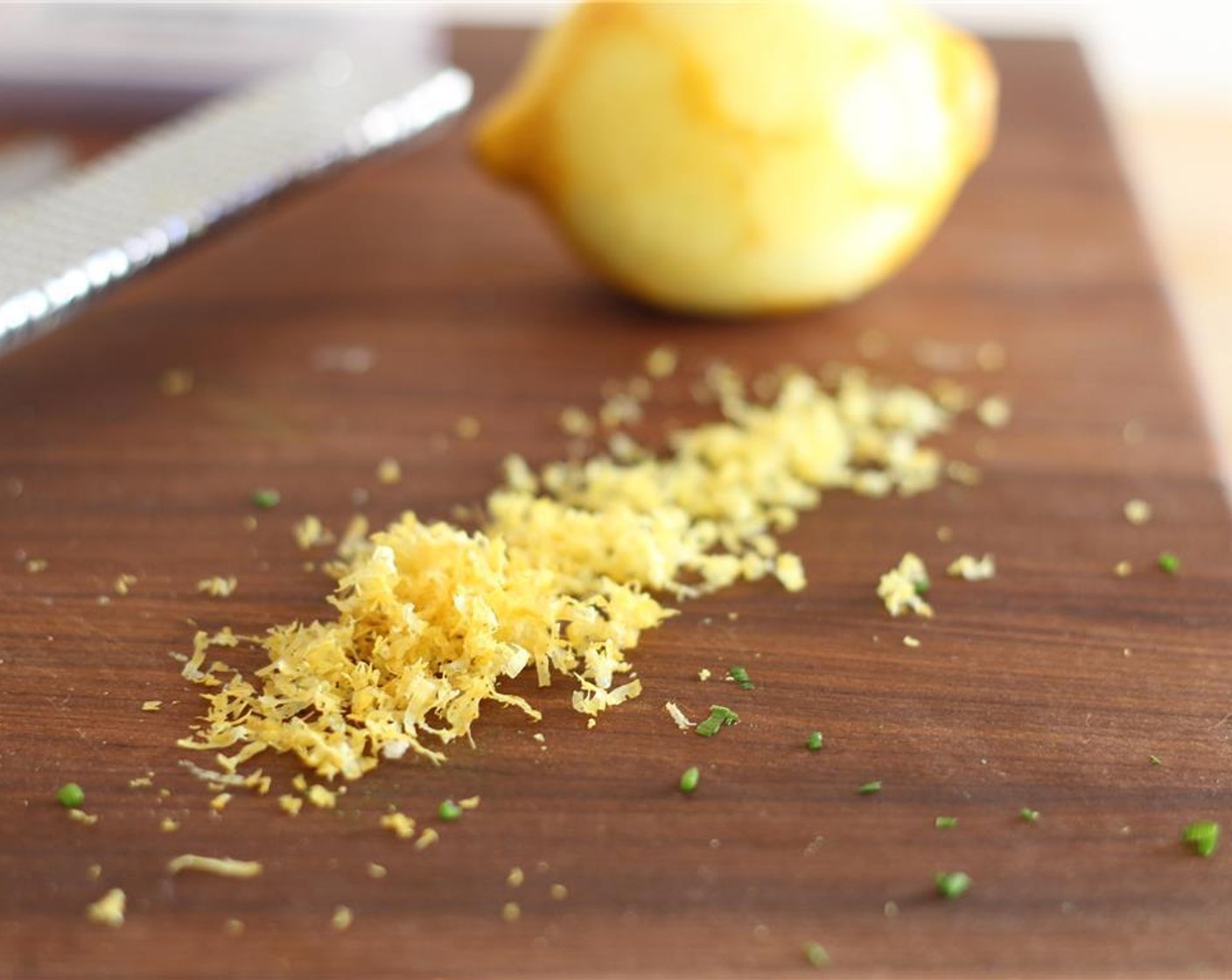 step 3 Zest the Meyer Lemon (1) and Orange (1). Juice the lemon.