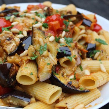 Sicilian Tomato and Eggplant Rigatoni Recipe | SideChef