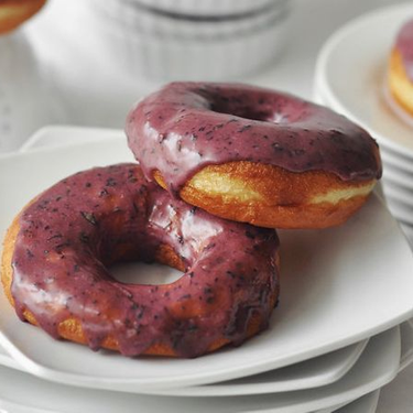 Bourbon Blueberry Basil Doughnuts Recipe | SideChef