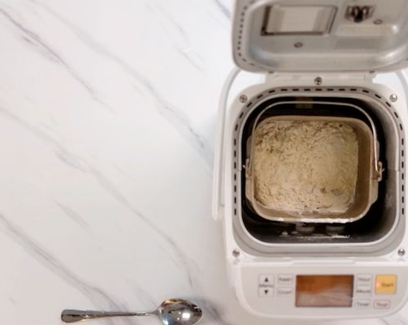 step 2 Knead the dough using the breadmaker for about 25 minutes. It will take about 15 minutes if you are using a stand mixer.