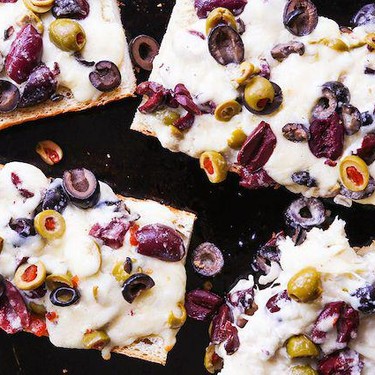 Cheesy Olive Bread Recipe | SideChef