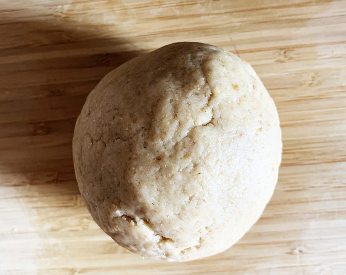 step 3 With the paddle attachment, mix until you get a smooth and soft mixture. Wrap it in plastic wrap and place it in your fridge for at least 4 hours, or overnight.