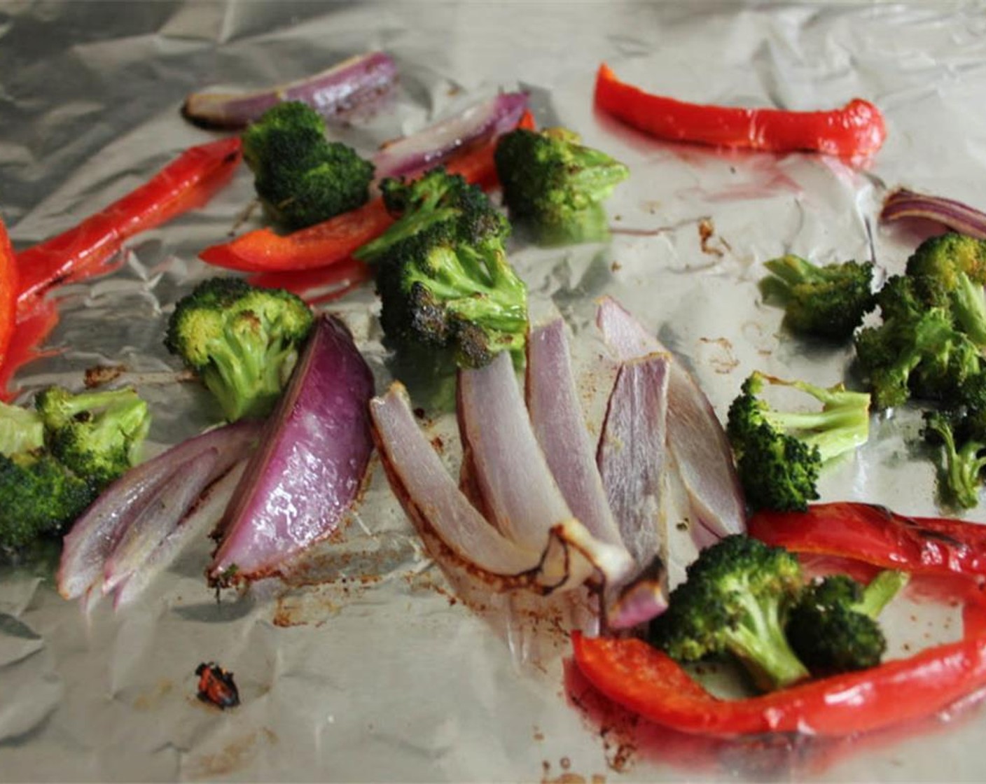 step 14 Go ahead and take your vegetables out of the oven when the dough is finished.