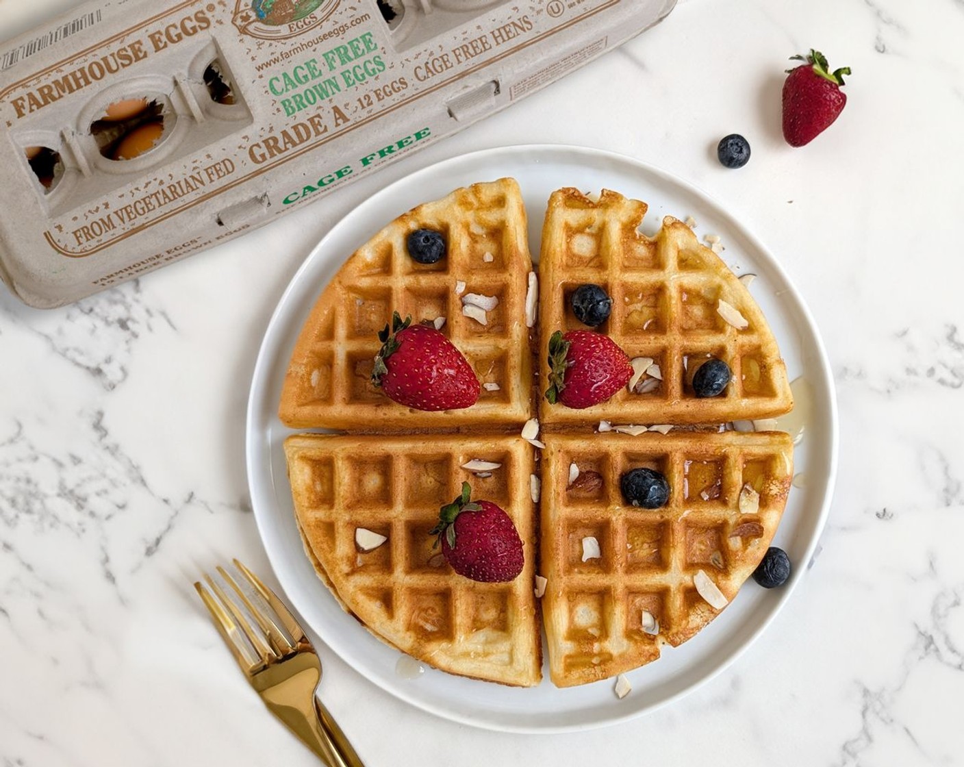 step 4 Top with berries, nuts and maple syrup.