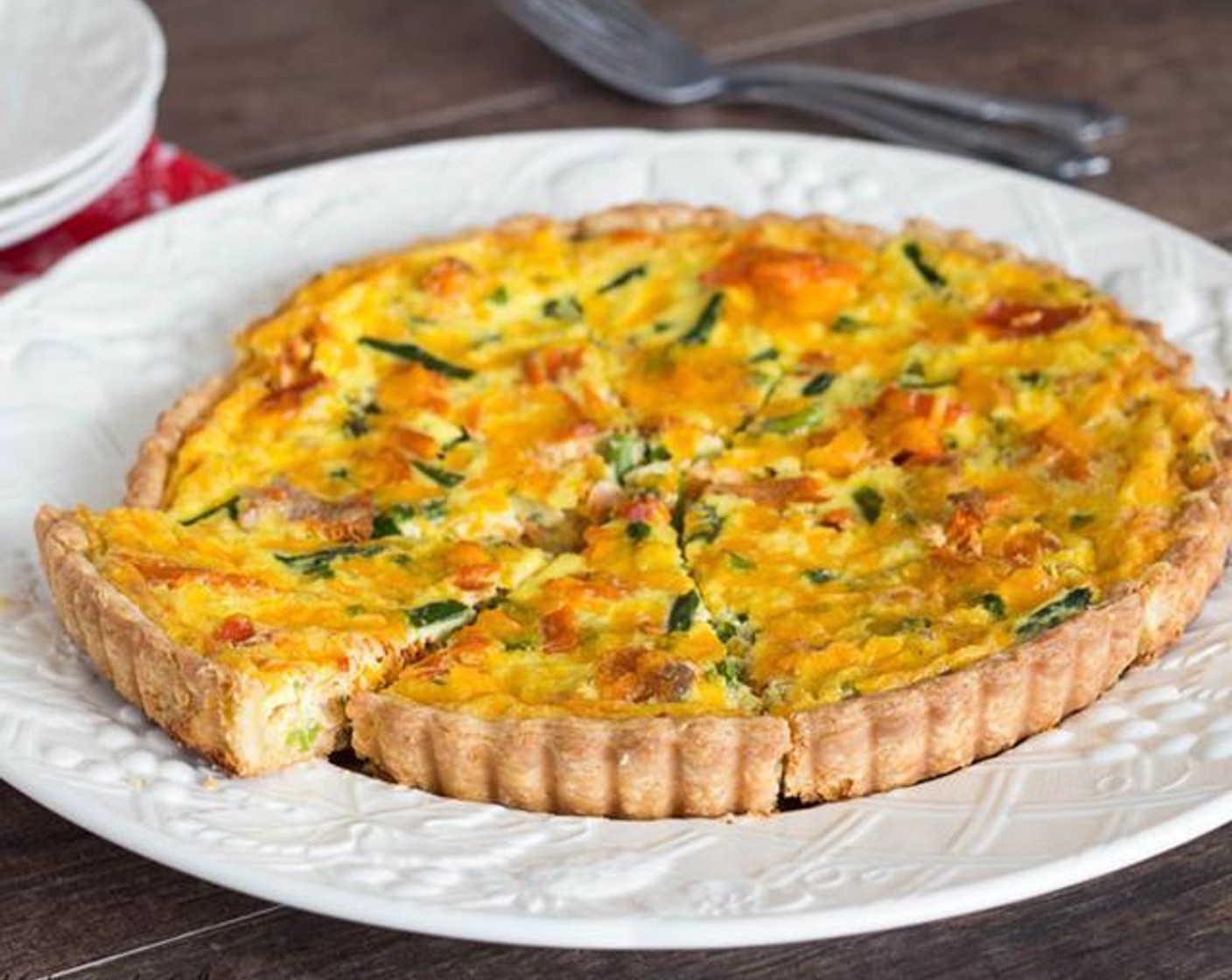 Smoked Salmon Quiche