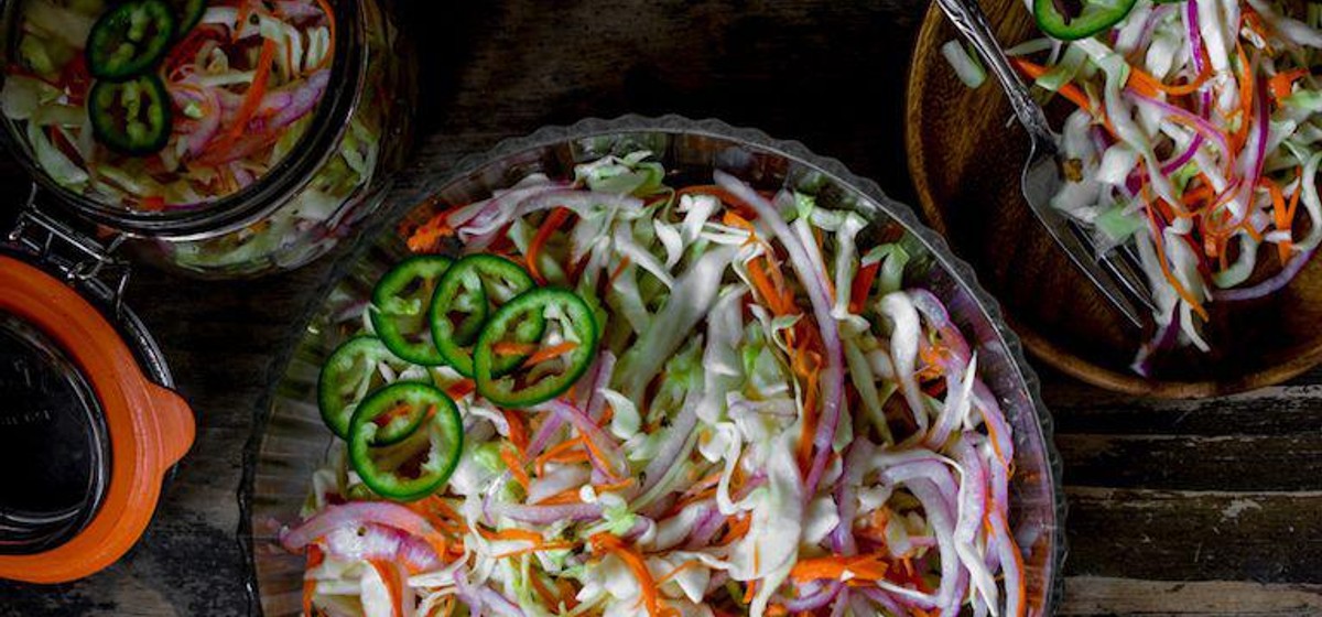 Curtido (Salvadoran Pickled Cabbage Slaw) Recipe | SideChef