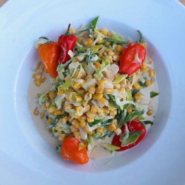 Braised Shrimp, Leek, Corn And Chillies Recipe | SideChef
