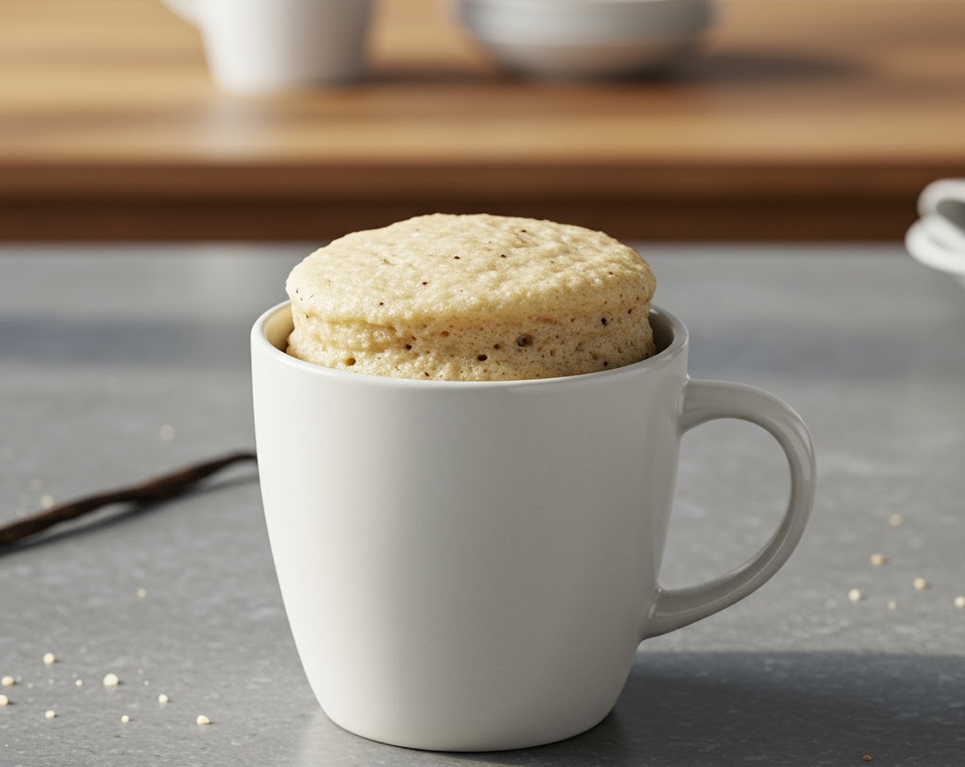 5 Minute Very Vanilla Mug Cake