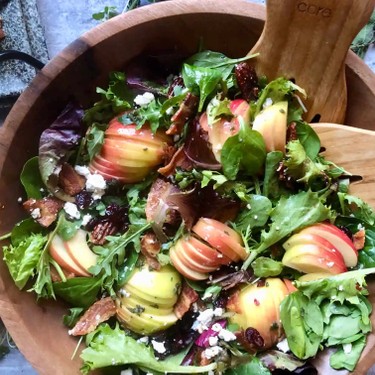 Hearty Harvest Salad with Apple Cider Vinaigrette Recipe | SideChef