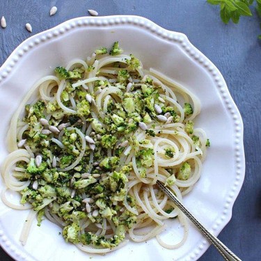 Lemon Basil Broccoli Spaghetti Recipe | SideChef