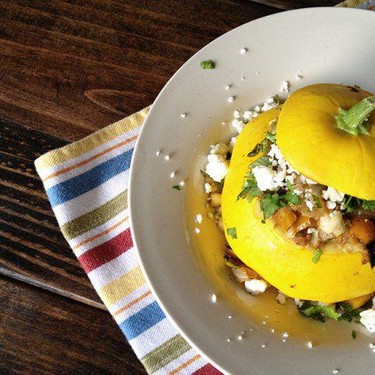 Veggie Stuffed Patty Pan Squash Recipe | SideChef