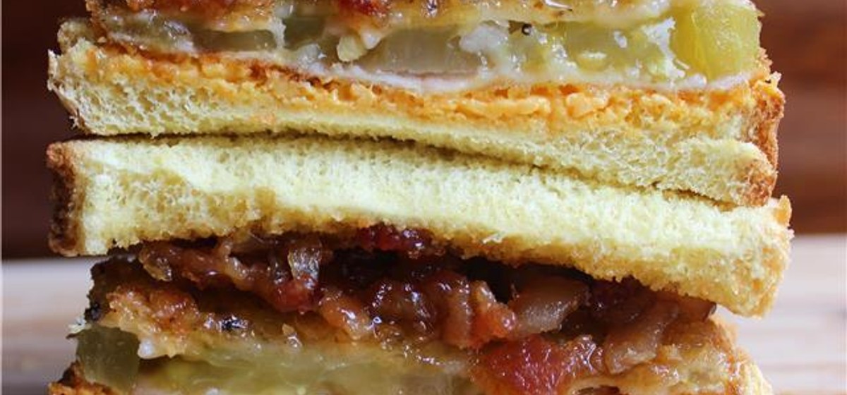 Fried Green Tomato Sandwich with Bacon Jam Recipe | SideChef
