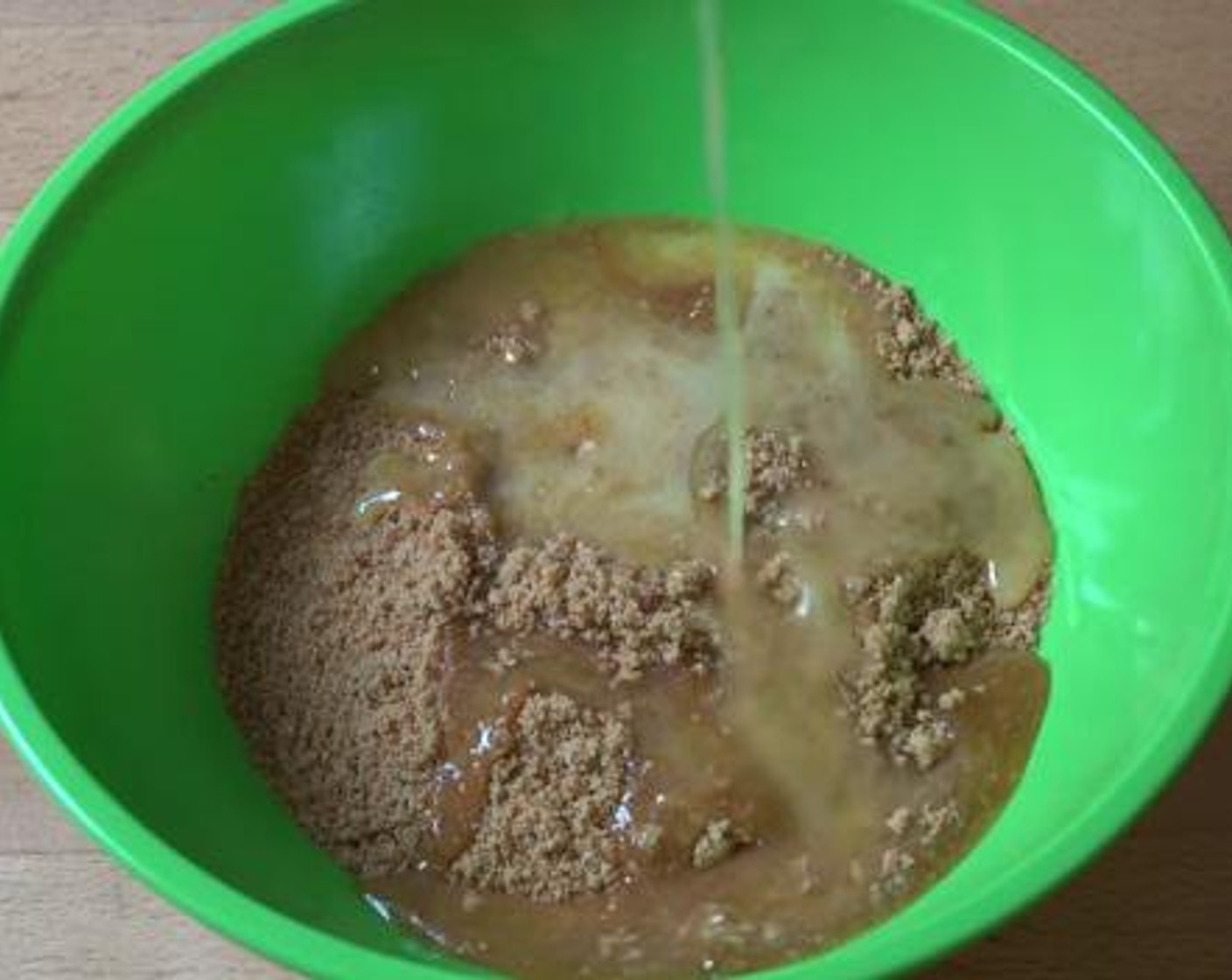 step 1 First, crush up the Graham Crackers (3 cups) in a food processor. Inside a mixing bowl, mix together the crushed cookies, and Butter (1/3 cup).