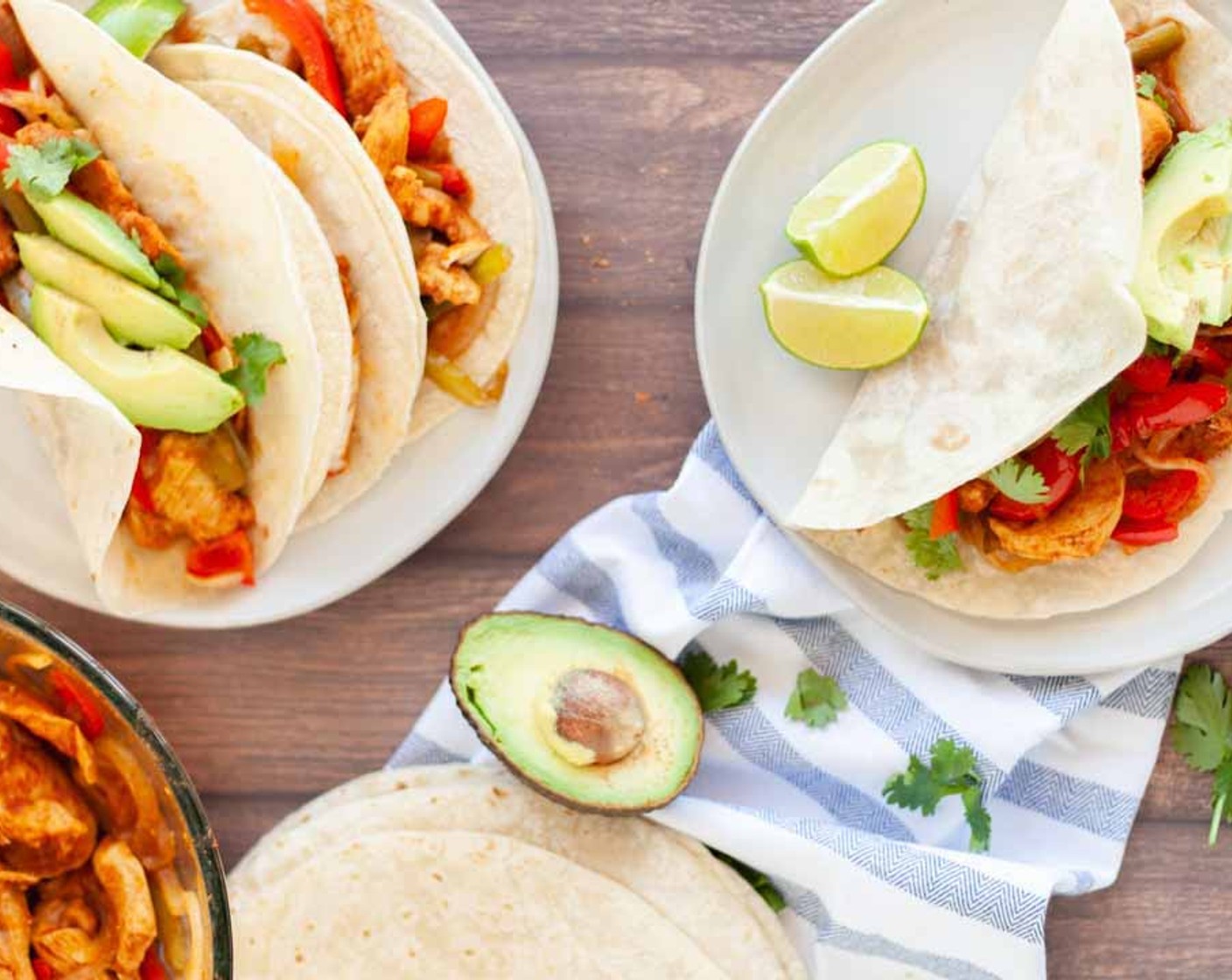 Microwave Chicken Fajitas