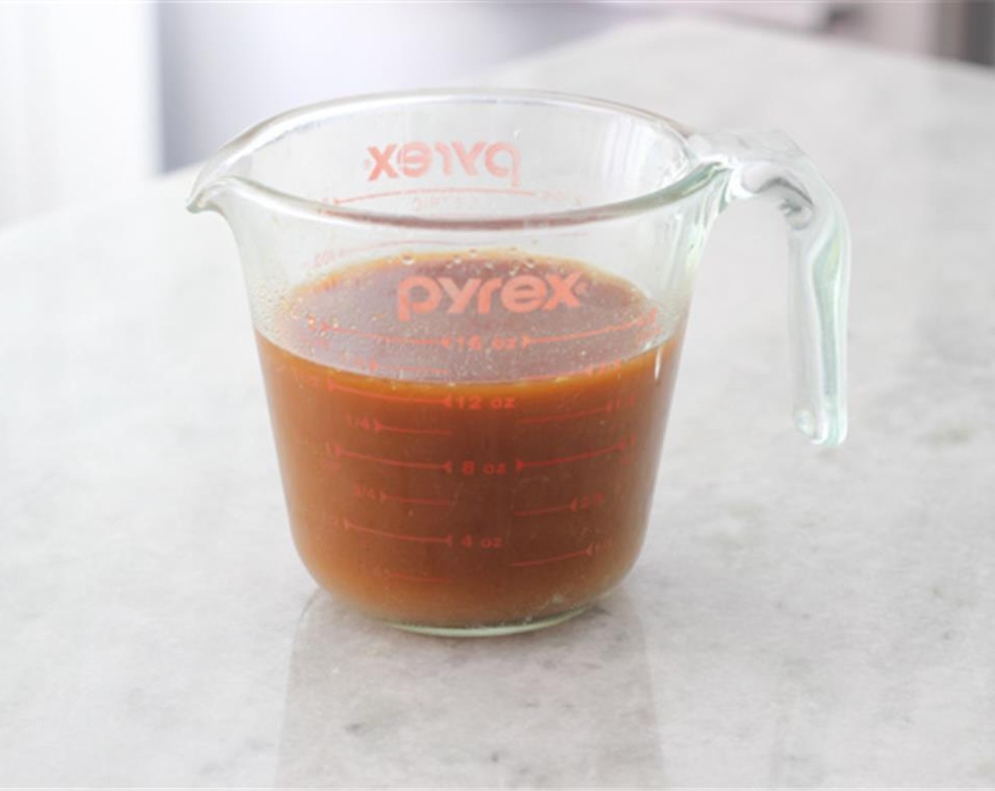 step 5 For the sauce, whisk together the Pineapple Juice (1/2 cup), Oranges (2), Soy Sauce (2 Tbsp), Brown Sugar (4 Tbsp), Apple Cider Vinegar (4 Tbsp), Ketchup (2 Tbsp) , and Corn Starch (1 Tbsp)/