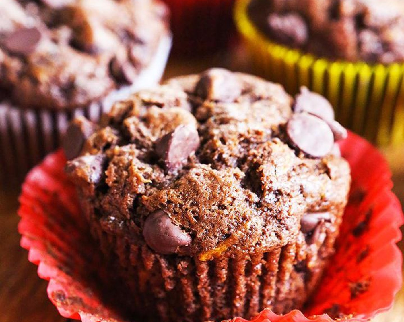 Double Chocolate Zucchini Muffins