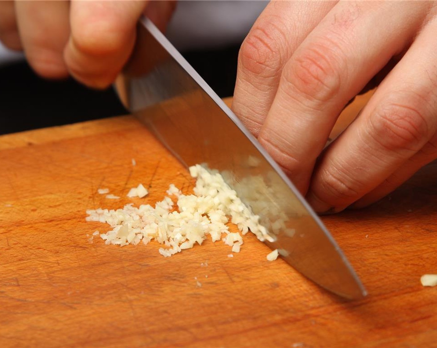 step 3 Mince the Fresh Ginger (1/2 in) and Garlic (1 clove).