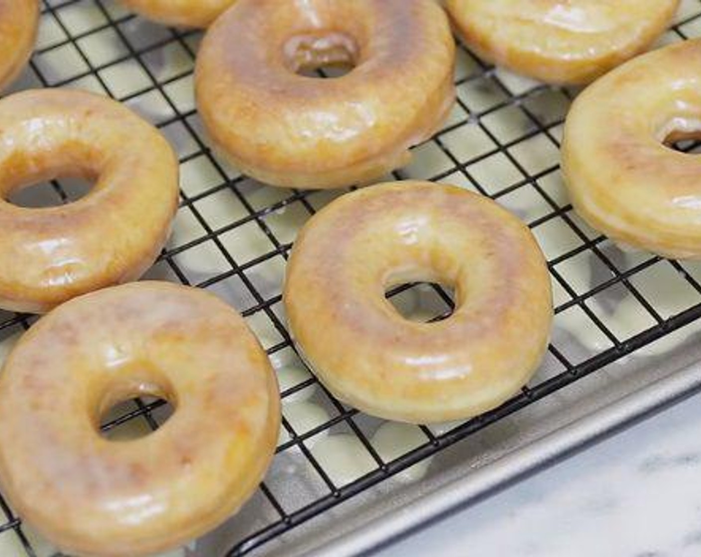 Homemade Glazed Doughnuts