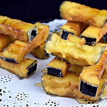 Crispy Eggplant Sticks with Honey Recipe | SideChef
