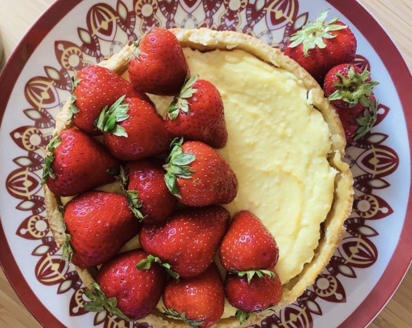Strawberry Ricotta Cheesecake