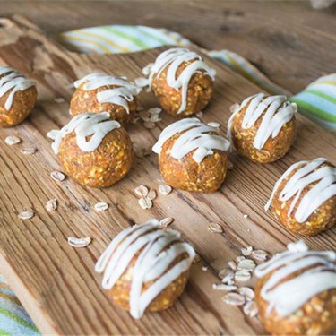 Raw Carrot Cake Bites with Goat Cheese Icing Recipe | SideChef