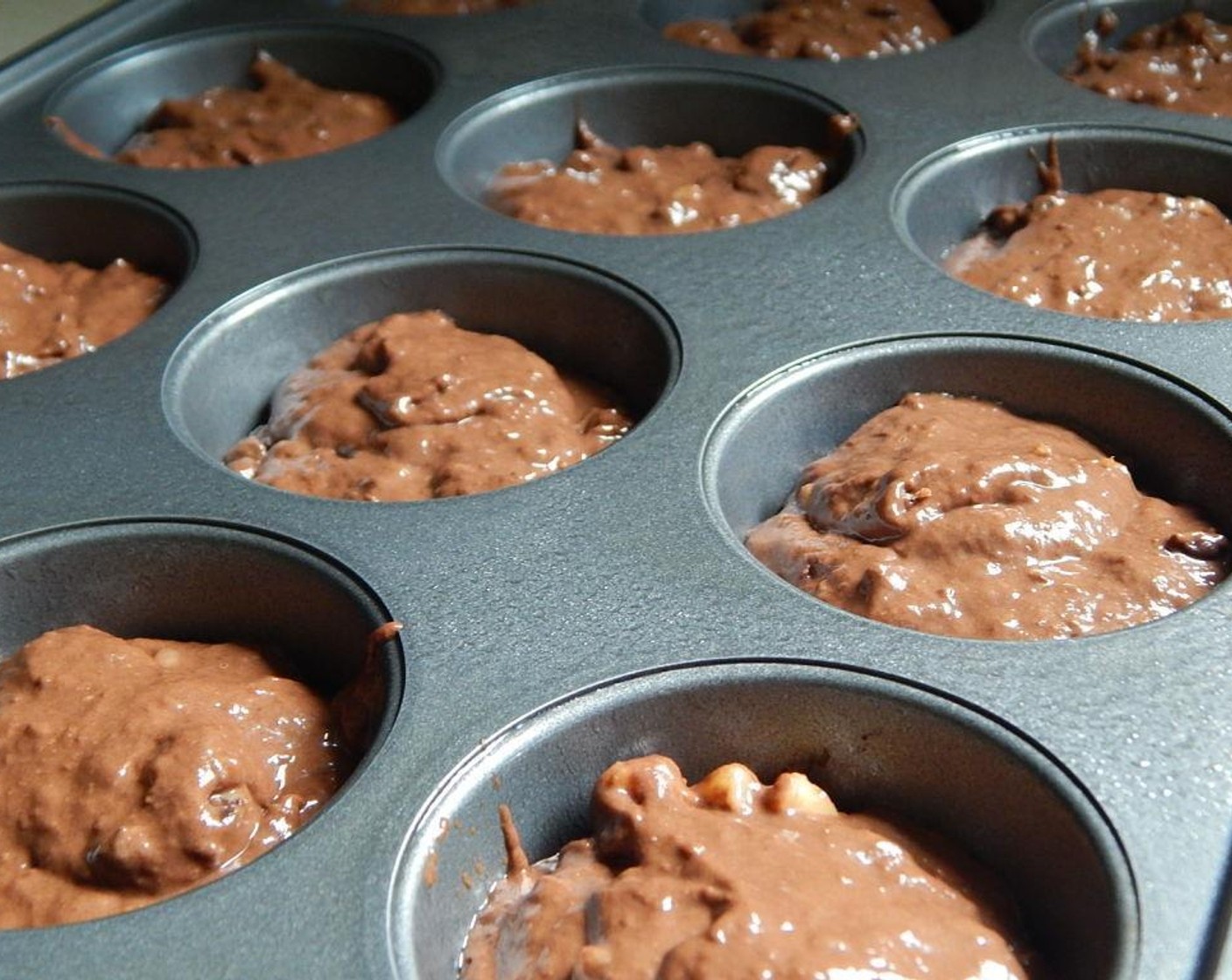 step 8 Divide into 12 regular sized muffins. Bake in oven for 18 to 20 minutes.