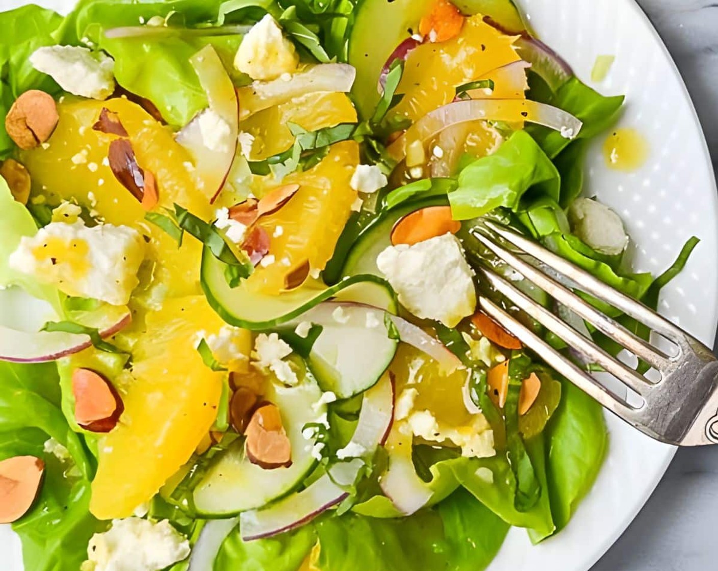 Simple Citrus Almond Salad